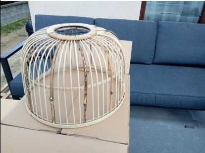 Lustra din lemn de bambus Borneo, 42cm