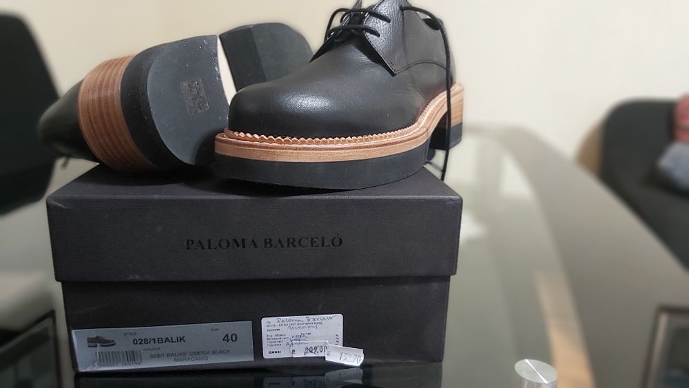 Дамски обувки, естествена кожа 40 номер НАМАЛЕНИ