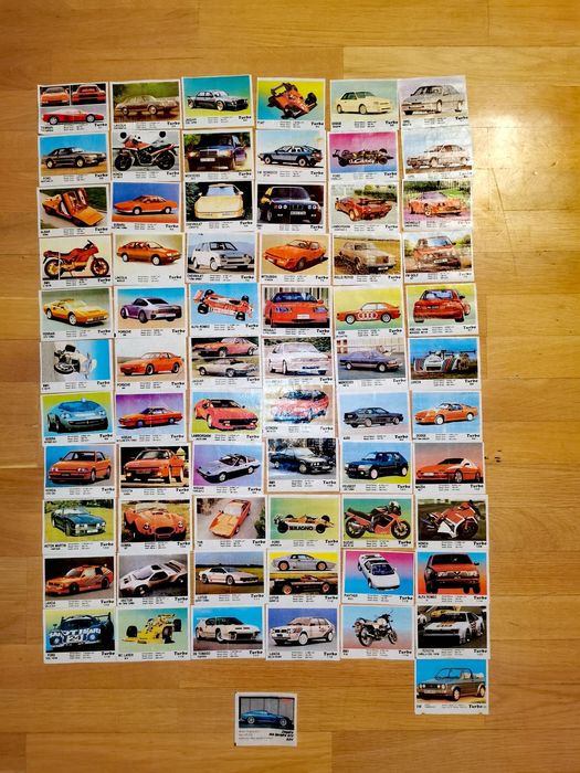 Колекционерски картинки от дъвки "Турбо"