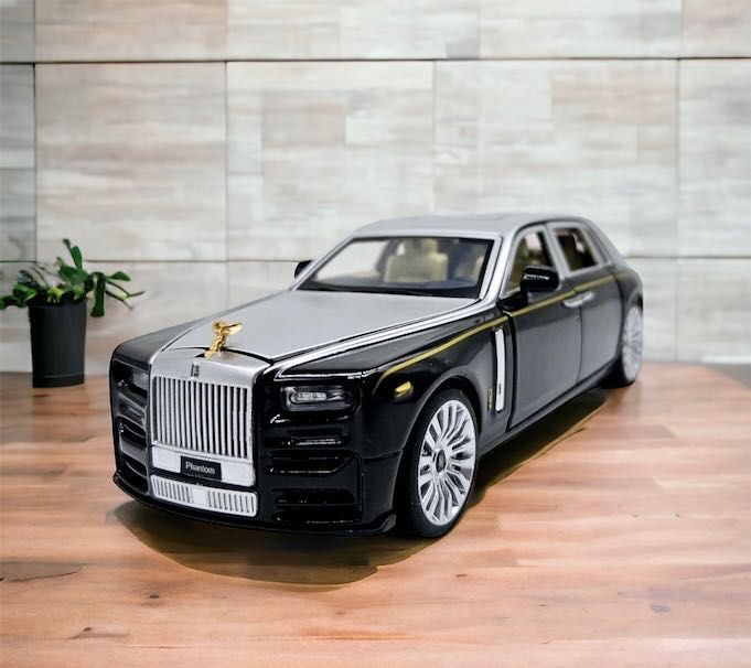 Метална кола светеща rolls royce phantom