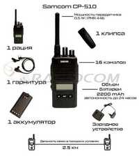 Рация Samcom CP-510