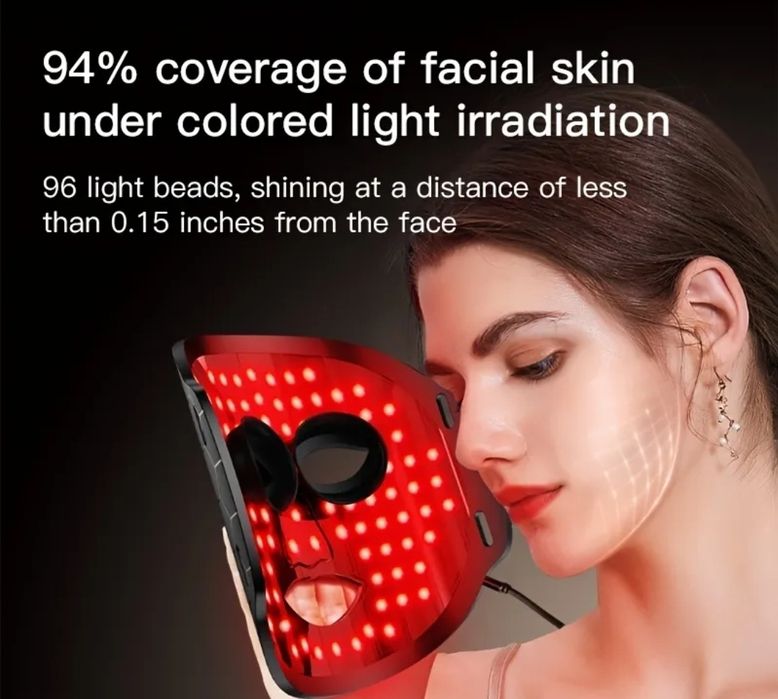 Лед маска за лицес  инфрачервена светлина