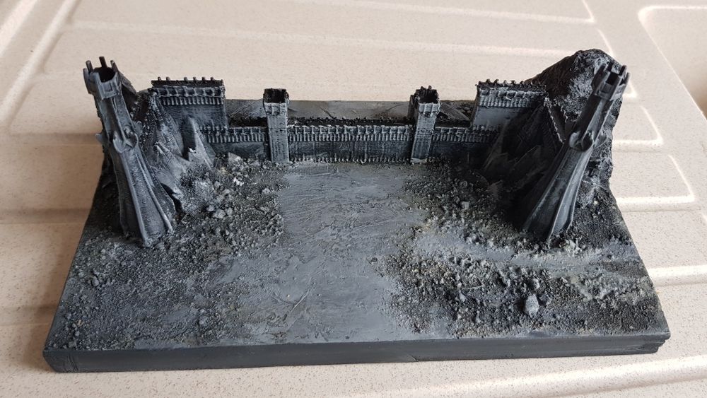 Colectie unica sah figurine si diorame Lord of the Rings si Hobbit