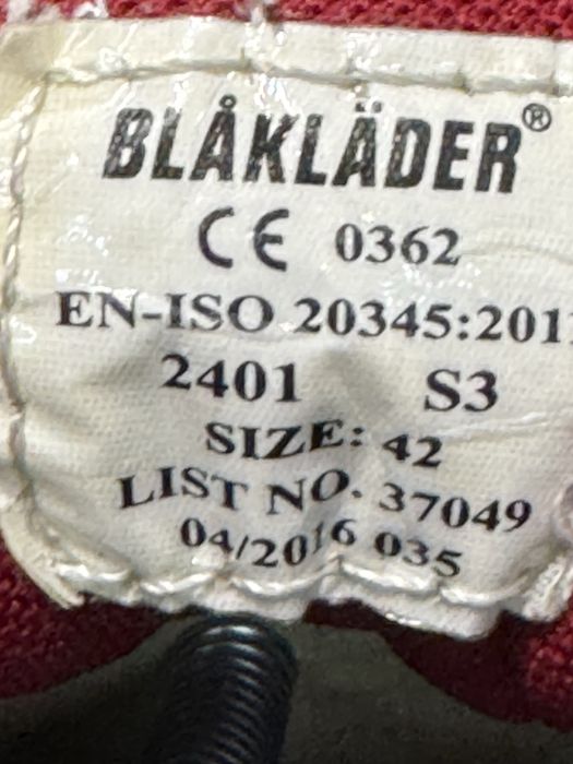 Работни обувки с метално бомбе BLAKLADER .Номер 42