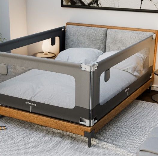 Bariera de protectie pentru pat, margine siguranta copii, Tulano