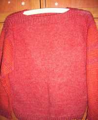 Bluza tricotata manual lina toarsa oaie mar L-XL