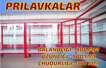 Oynaly prilavkalar, Акция, savdo uskunalari vitrinalar stellajlar
