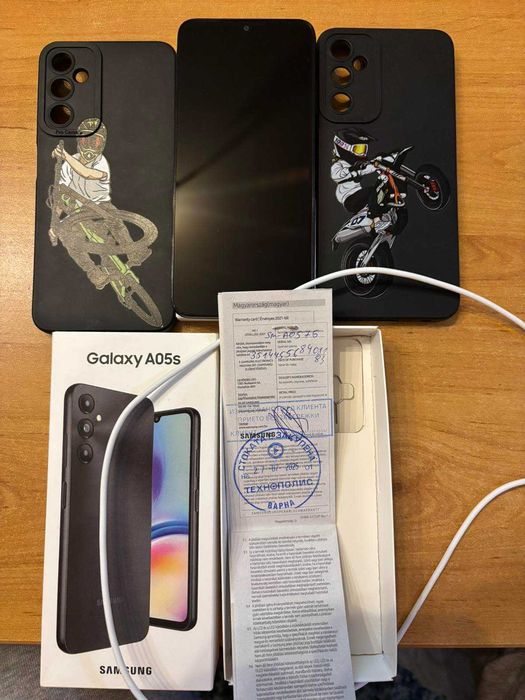 Samsung A05s 128GB  с гаранция и 2 кейса подарък