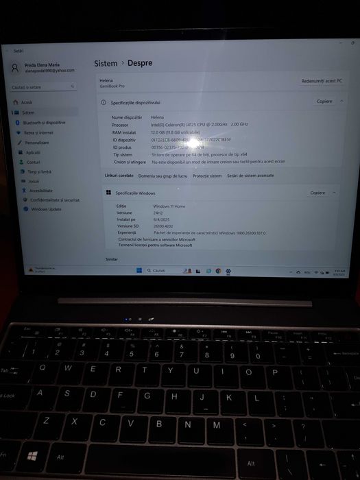 Laptop Ultraportabil Chuwi Gemibook Pro, Banii merg la un baiat bolnav