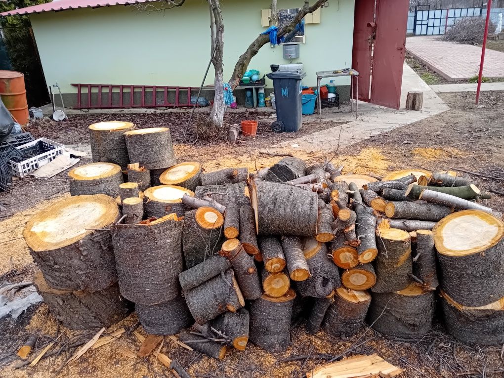 Lemne cireș pentru foc/afumat