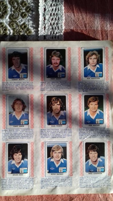 Футболен албум Panini 1979 --"ПРОМОЦИЯ"