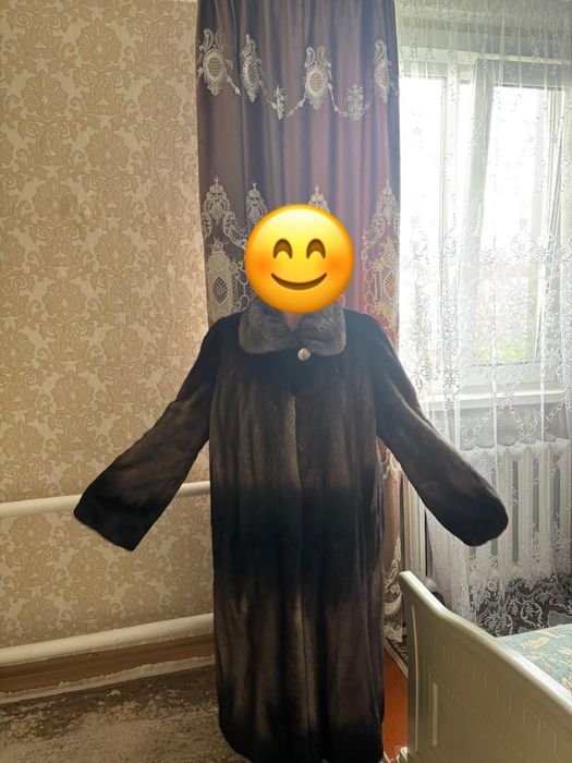 Норковая шуба в хорошем состоянии
