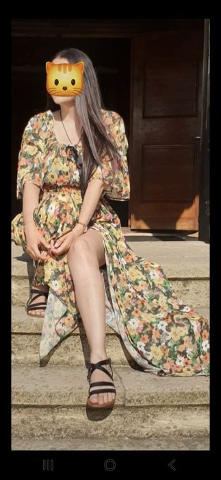 Rochie superba cu flori