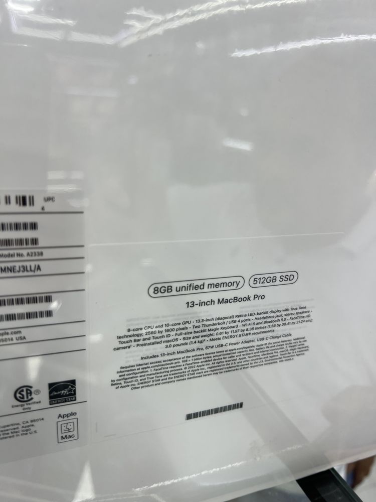 Macbook Pro M2 8/512 new