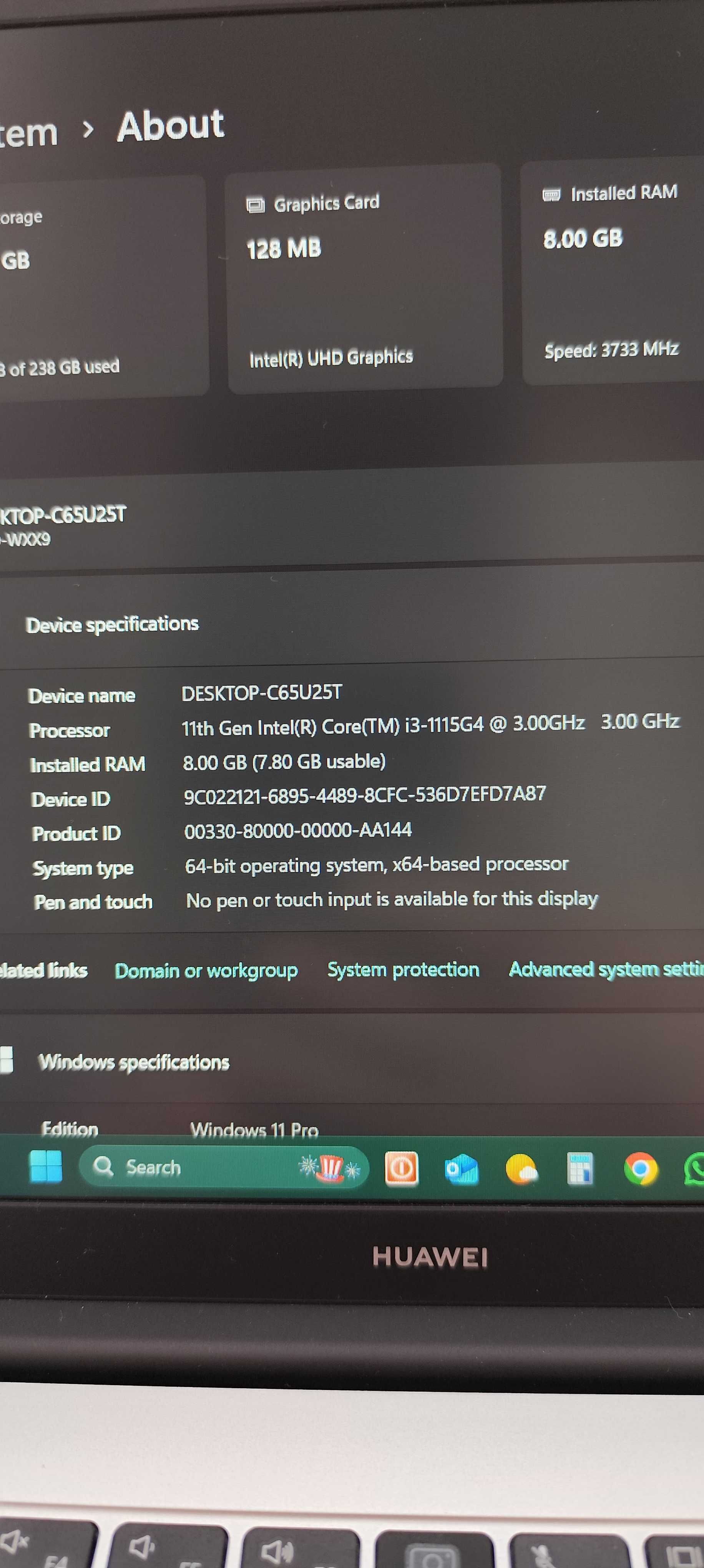 Huawei Matebook D15