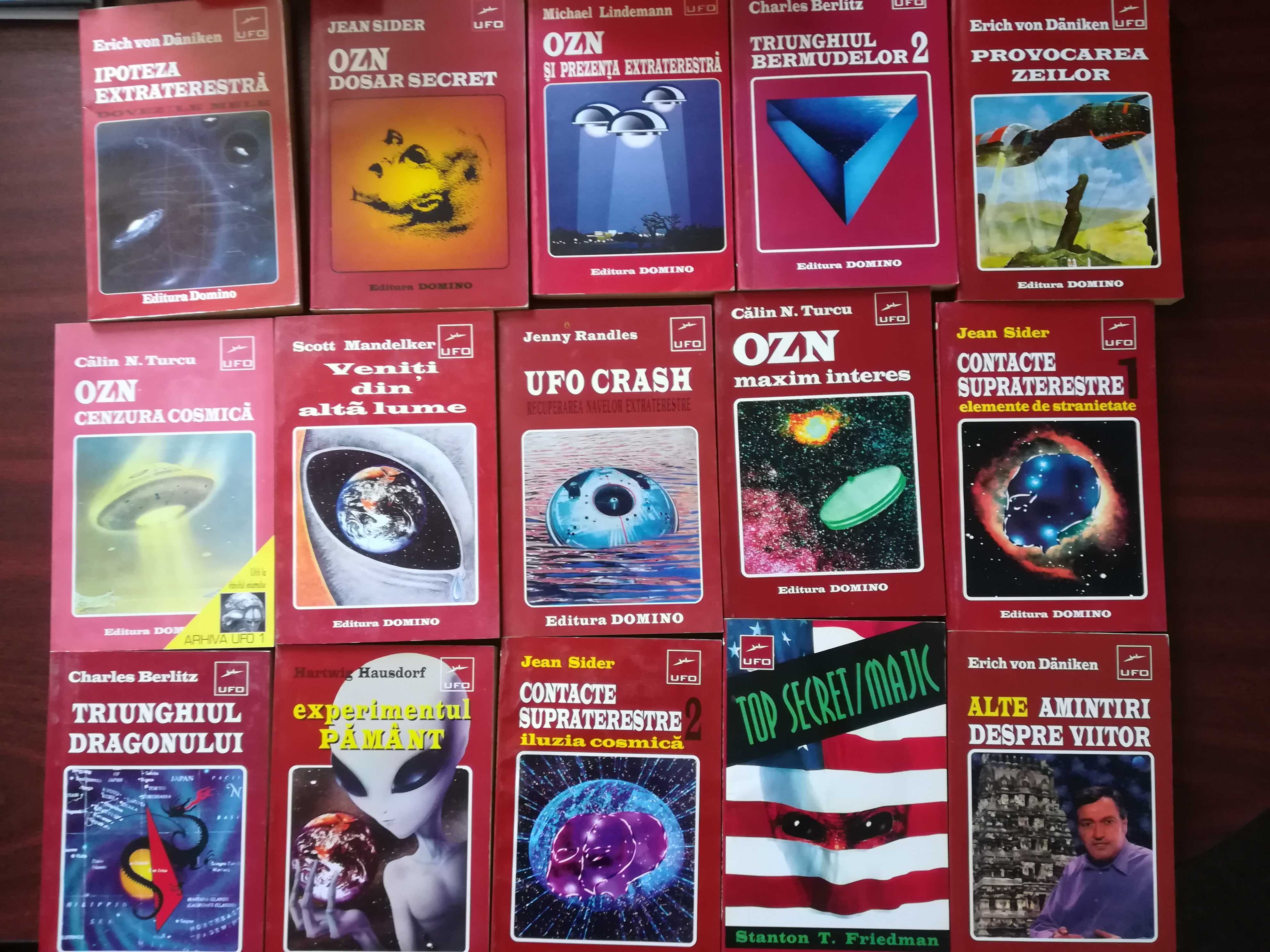 Colectia UFO - editura Lucman (Daniken, Sider, Turcu, Berlitz, etc)