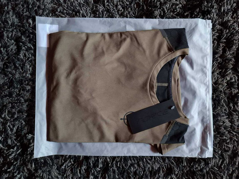 Тениска за фитнес Force velocity technical tshirt khaki
