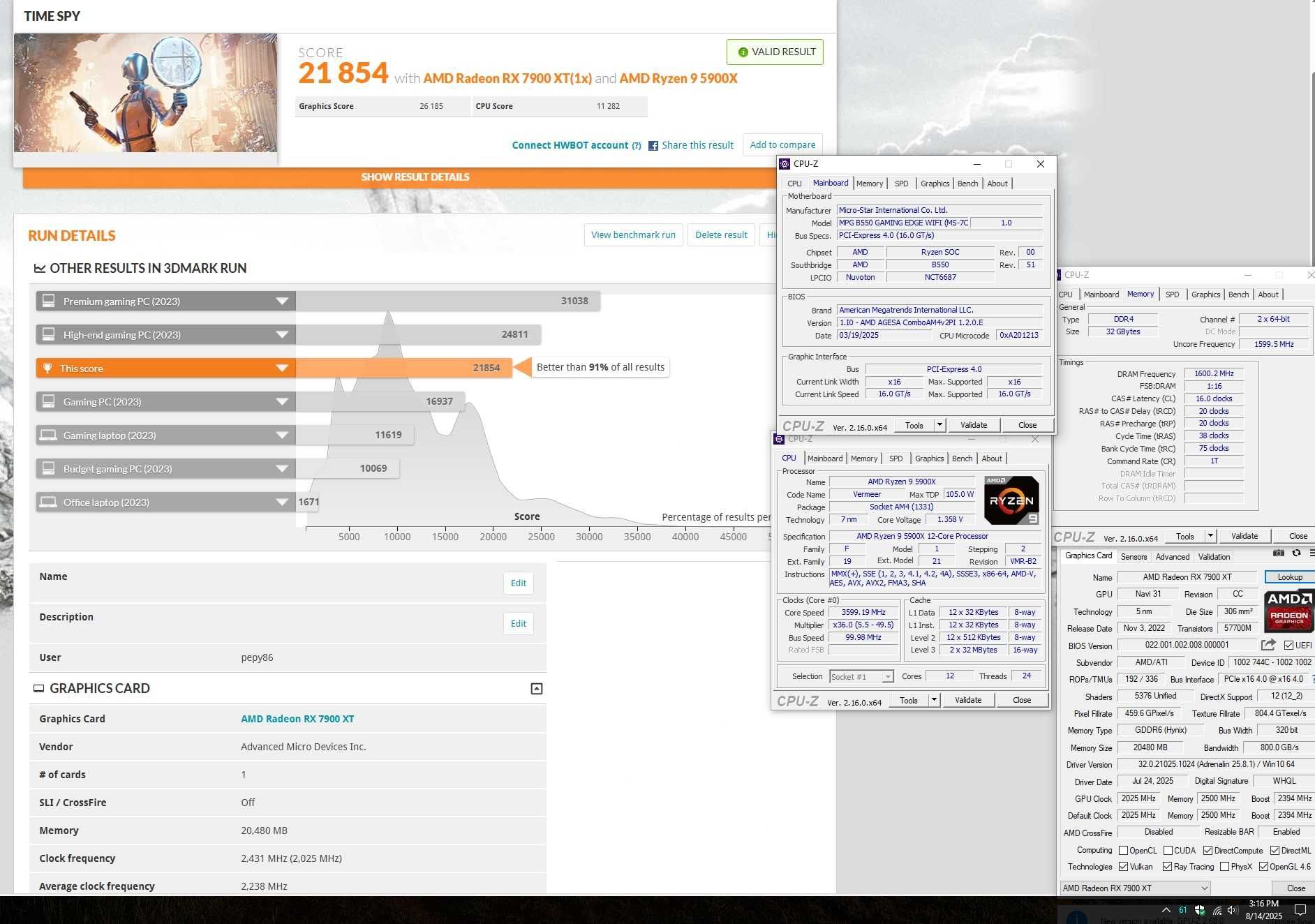 AMD Radeon RX 7900 XT - 20GB (Founders Edition)