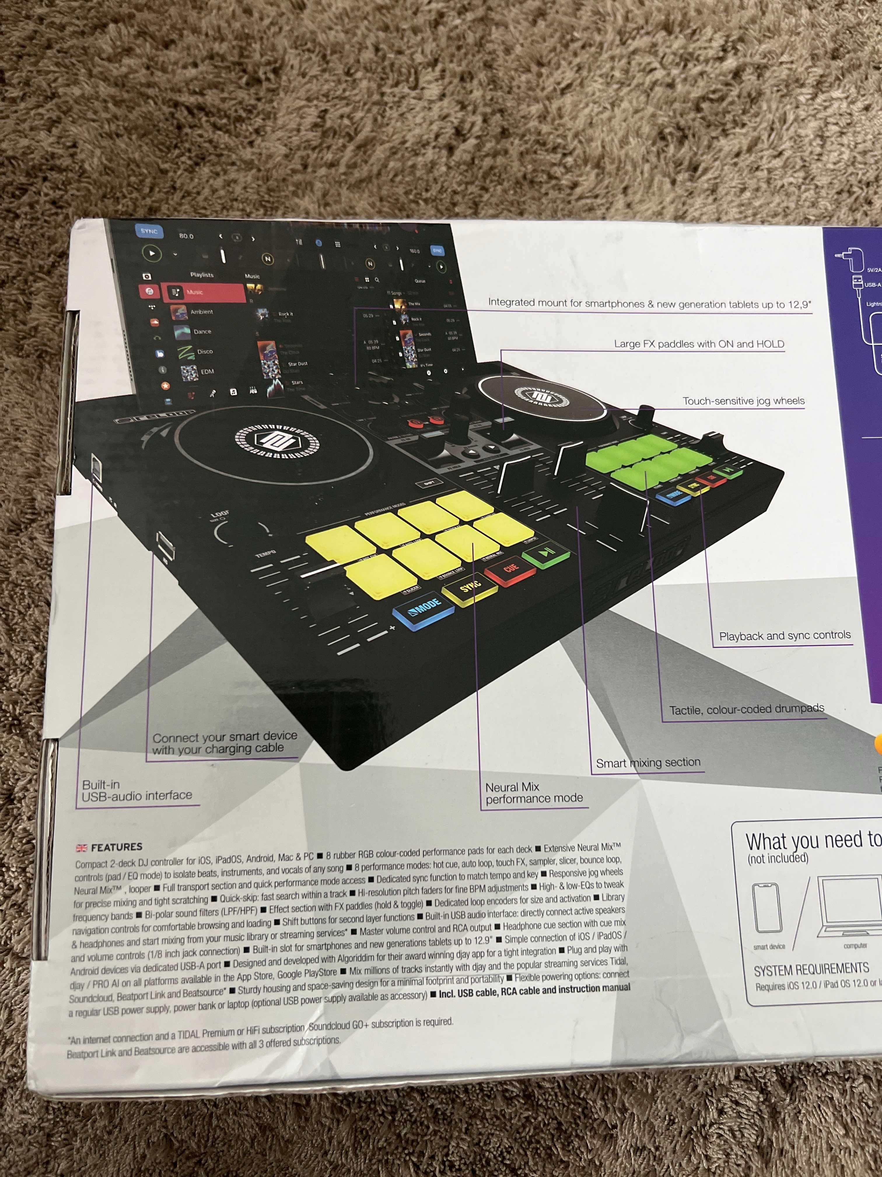 Controller Dj Reloop buddy 2 canale Pc Mac Ios Android Nou Sigilat