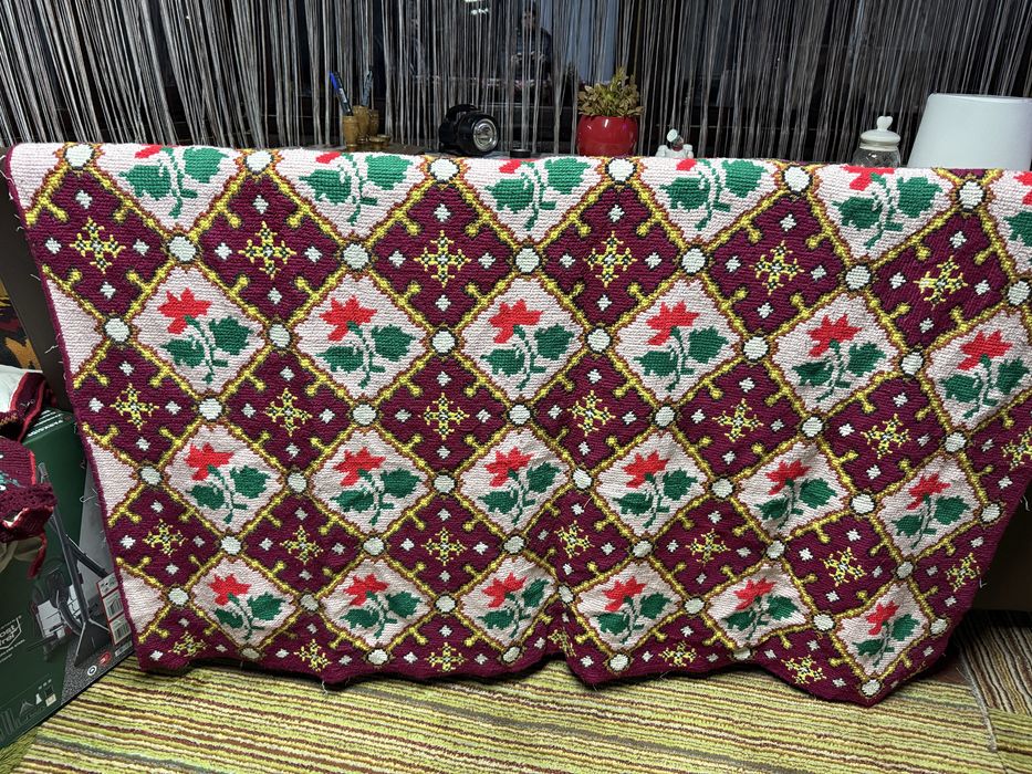 Covertura tesuta manual