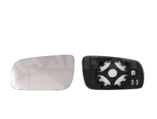 Geam oglinda Skoda Octavia 2 (1Z3/1Z5) 06.2004-2008, Vw Polo (9N3) Hatchback, 04.2005-08.2009, Dreapta, Crom, Cu incalzire, Convex, BestAutoVest 1Z1857522F; 6Q0857522K 6922556E