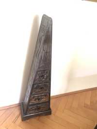 Dulapior vechi francez,4 sertare,sculptat in lemn
