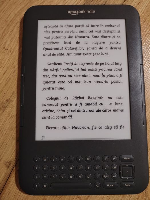 Amazon Kindle 3 keyboard