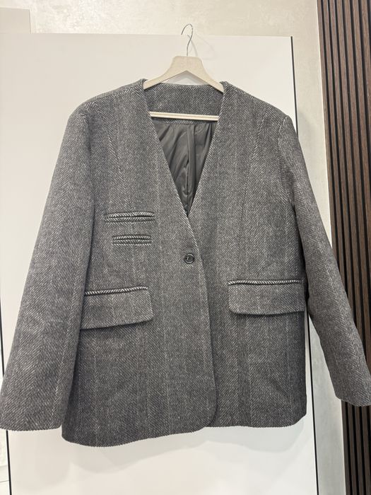 Пальто-пиджак утепленное