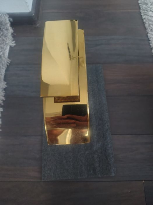 Baterie chiuveta negru/auriu Luxury
