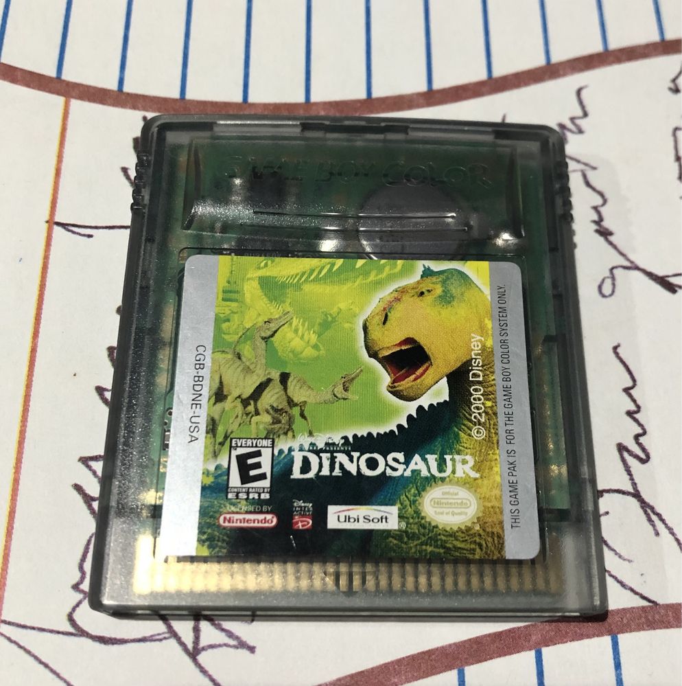 Joc nintendo gameboy color original dinosaur joc dinozauri