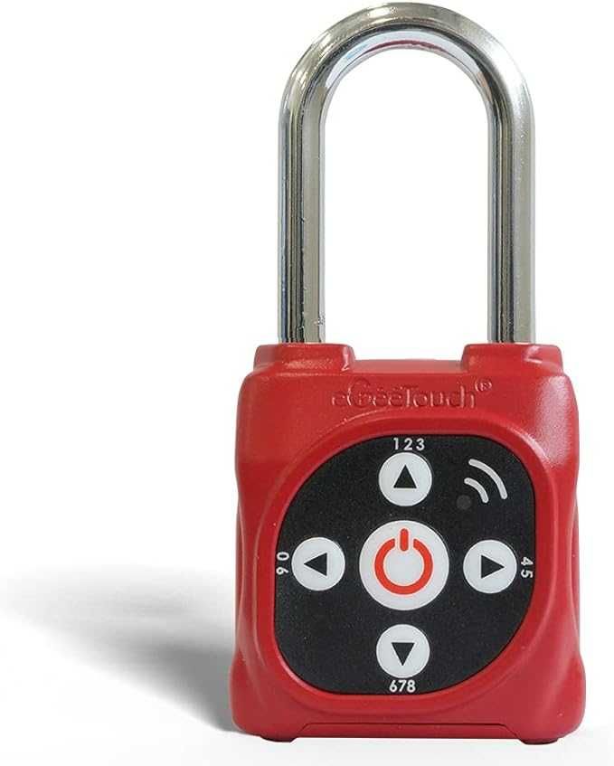 eGeeTouch Smart Lockout Tagout Lock (RED) - lacat inteligent