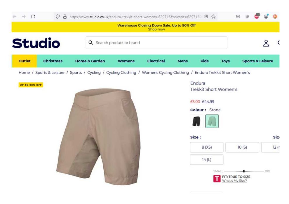 Pantaloni scurti ciclism/bicicleta femei Endura