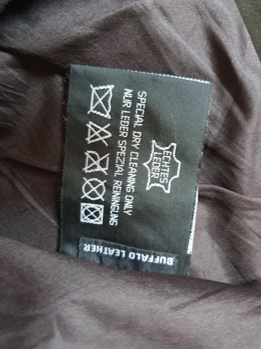 Pantaloni de piele BUFFALO (rock, motor) - Marimea 33 (Talie 84 cm)