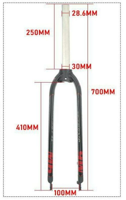 Вилка алюминевая для велосипеда HASSNS MD5 26/27,5/29