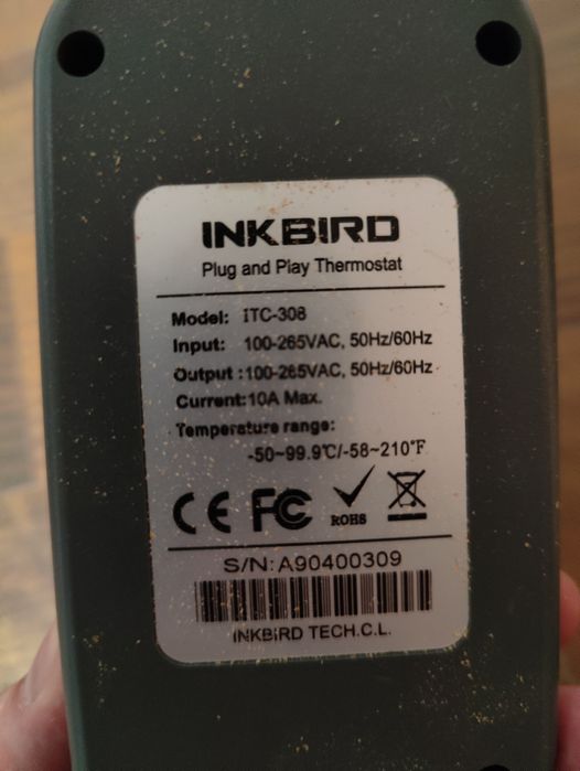 Sonda Inkbird - controller temperatura