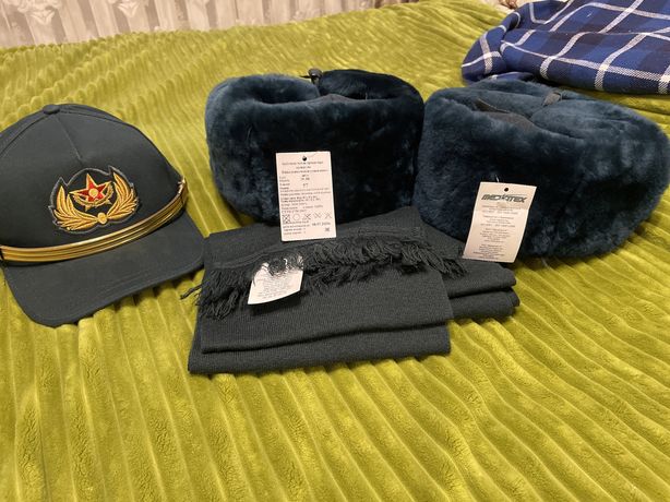 Новые военные шапки -ушанки