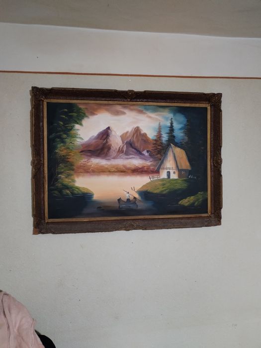 Tablou foarte vechi dimensiuni 146x74 și 110 x80