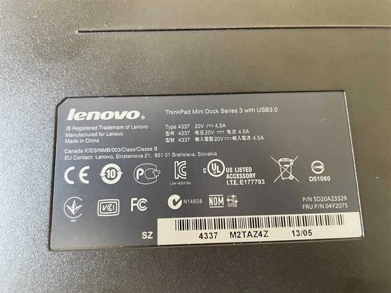 Lenovo ThinkPad T430s лаптоп с докинг станция