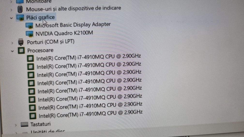 Laptop Workstation statie grafica Fujitsu Celsius H730 I7 Nvidia Quad