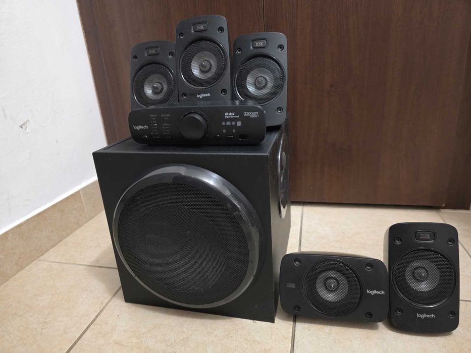 Vand sistem 5.1 Logitech Z906, 500W RMS - foarte putin folosit