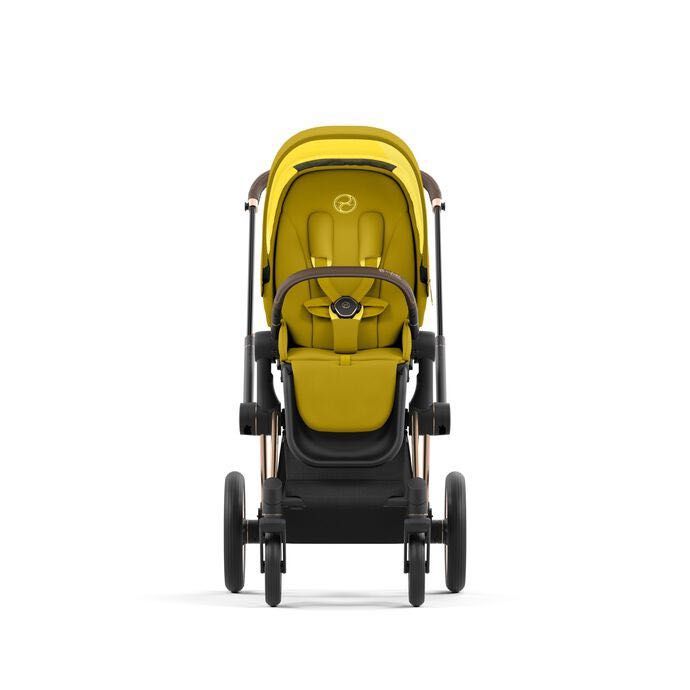 Нова! Количка Cybex Priam Mustard Yellow (зимен и летен кош)