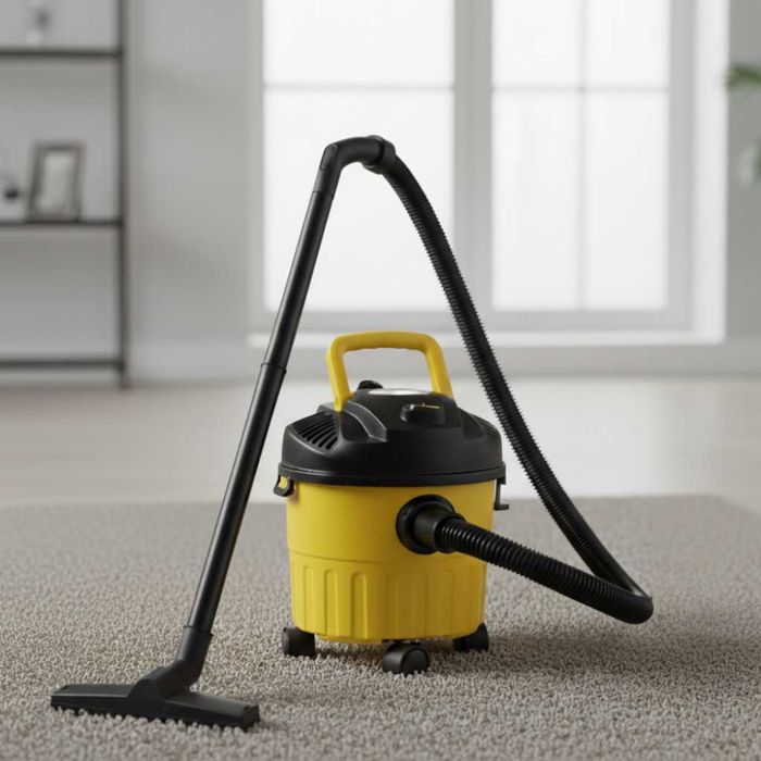 Мощна прахосмукачка за сухо и мокро почистване с 10L контейнер