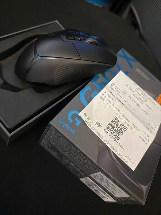Безжична геймърска мишка Logitech G502 X LIGHTSPEED