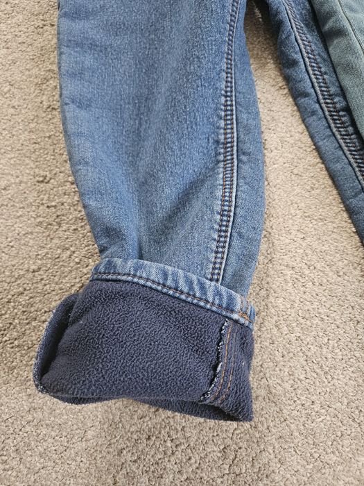 Set 2 pantaloni groși copii flaușați mărime 122 LC Waikiki