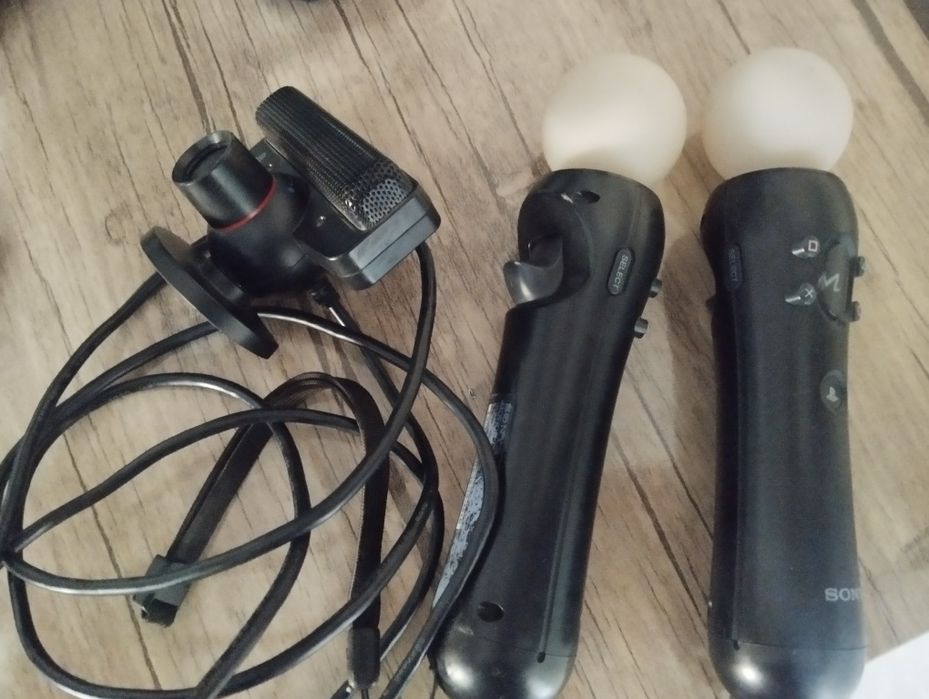 Playstation uchum camera +move controller 2 dona