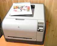 Цветной принтер HP CP1215 хорошо печатает