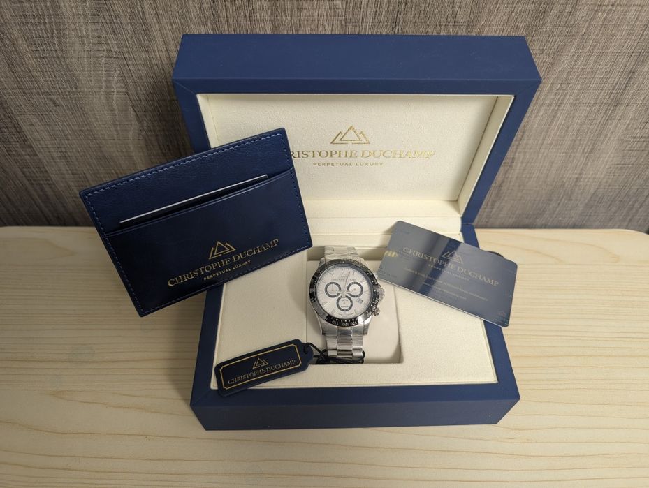 Christophe Duchamp Grand Mont Chronograph (Panda) Nou cu Garanție