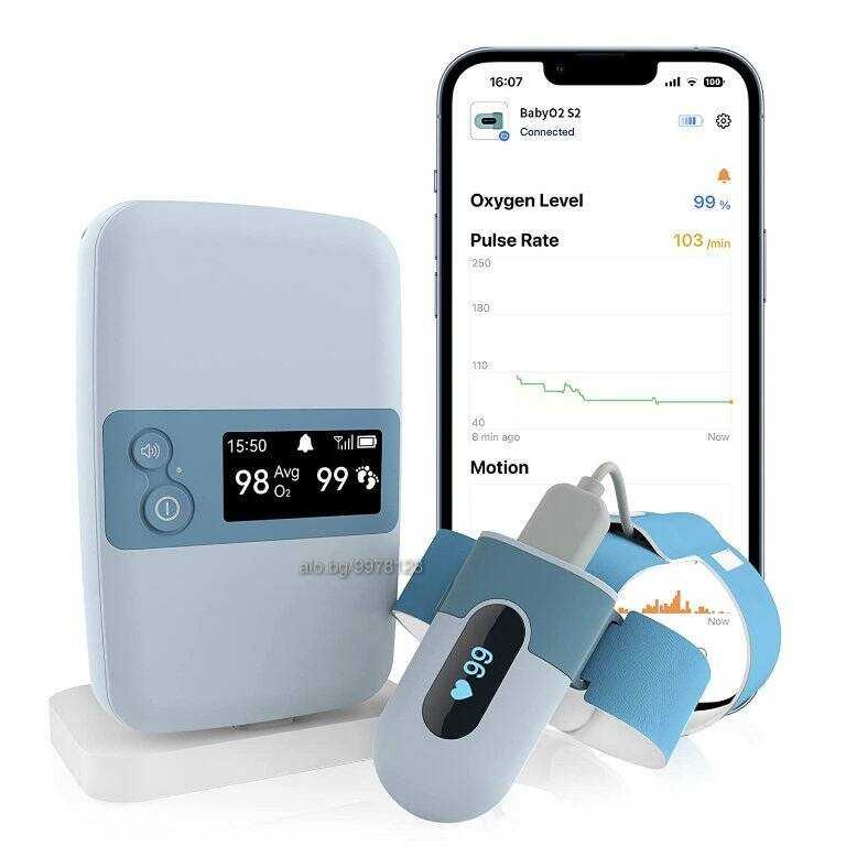 Нов BabyO2™ S2 Baby Oxygen Monitor