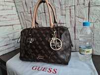 дамска чанта Guess-кафява чанта