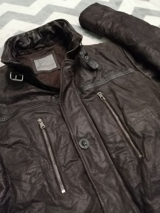 MILESTONE geacă piele 56 bărbați autentică URBAN | transport GRATUIT‼️
